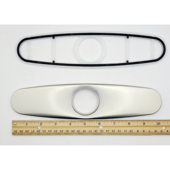 Moen Faucet Base Decking Bracket "Haelyn" Spot Resistant Stainless Steel New - Picture 5 of 6